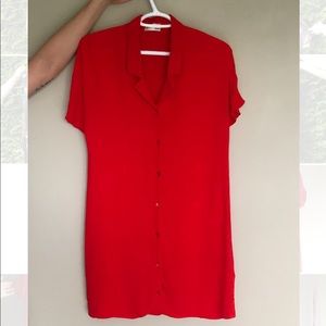 Wilfred Red Shirt Dress